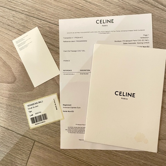 Authentic Celine triomphe canvas bucket bag - Picture 14 of 16